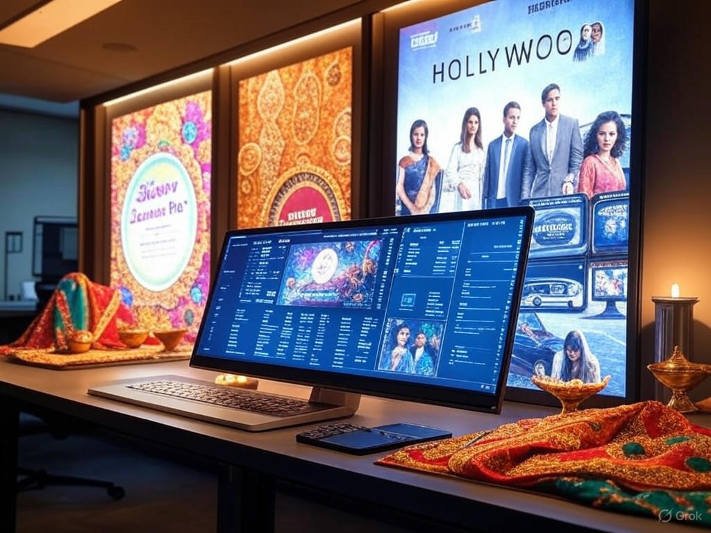 Global streaming market trends for Bollywood vs. Hollywood