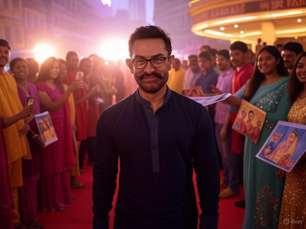 Bollywood film premiere crowd in Mumbai