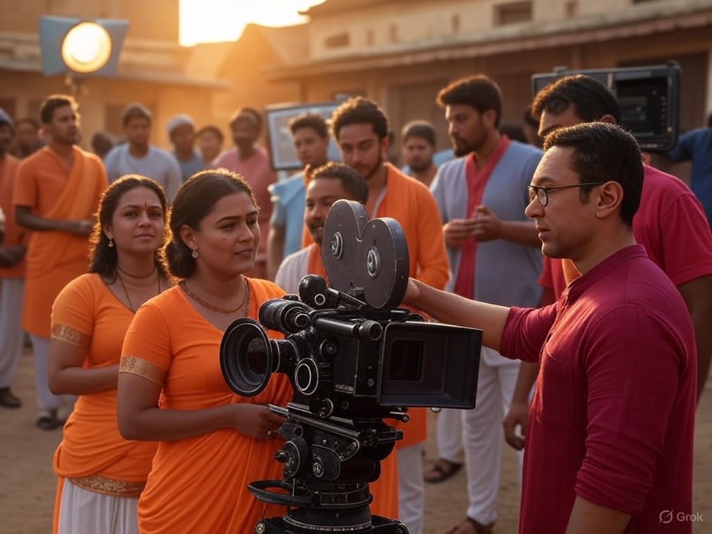 Bollywood film set during Sitaare Zameen Par shoot