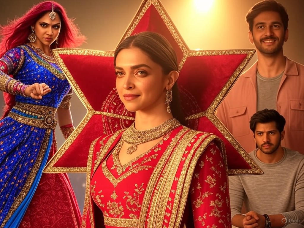 Deepika Padukone's iconic roles collage