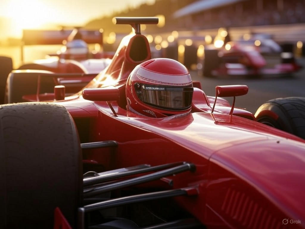 The high-speed drama of F1 racing unfolds