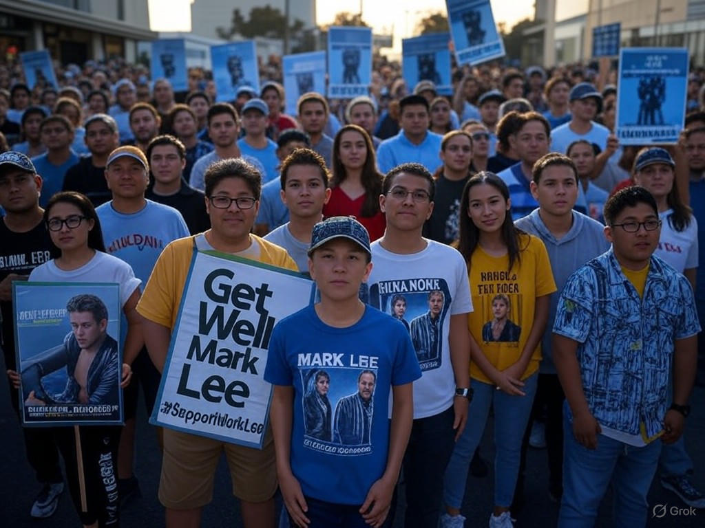 Fans rallying for Mark Lee