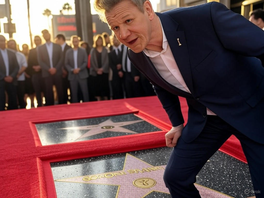 Hollywood Walk of Fame star unveiling