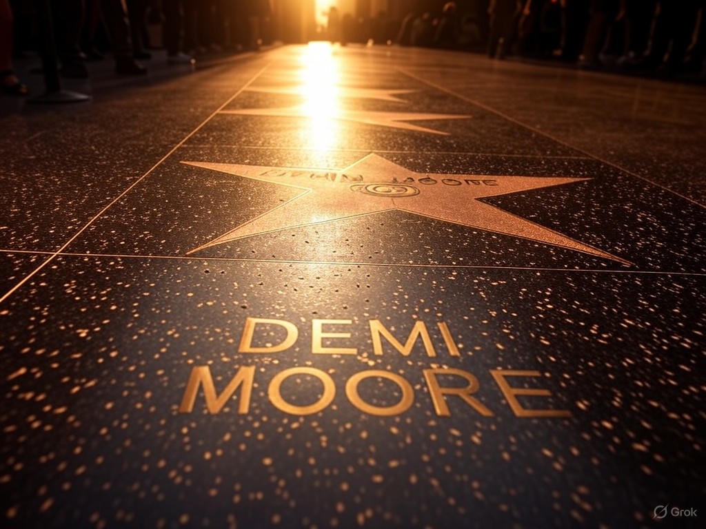 Hollywood Walk of Fame Star for Demi Moore