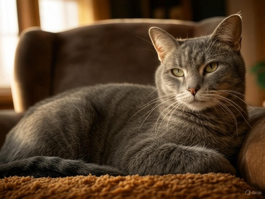 Portrait of Norman the cat