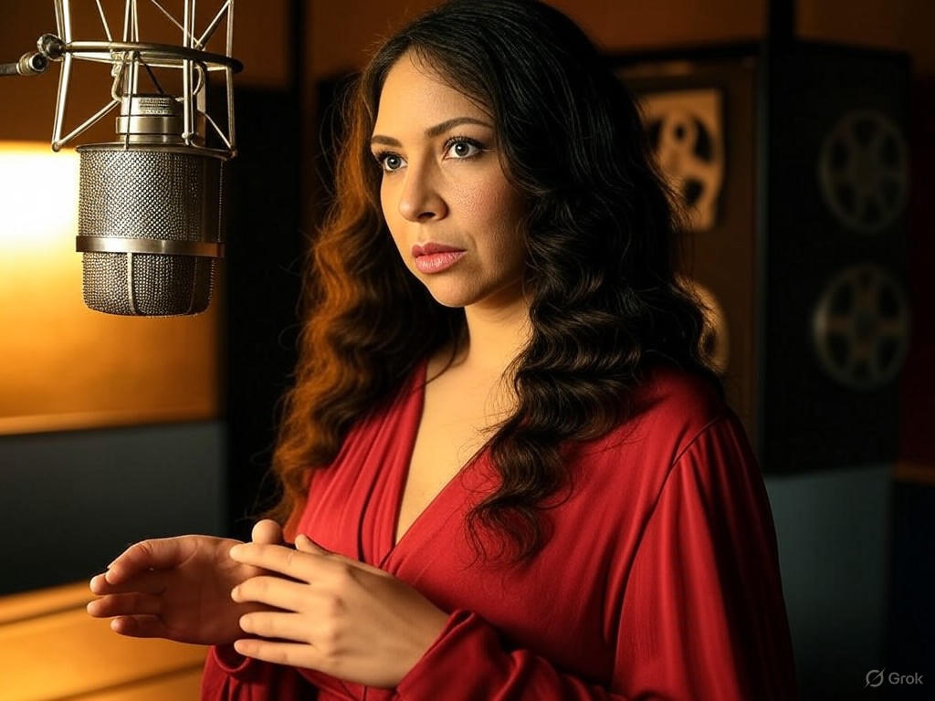 Rebekah Del Rio in a intimate recording session