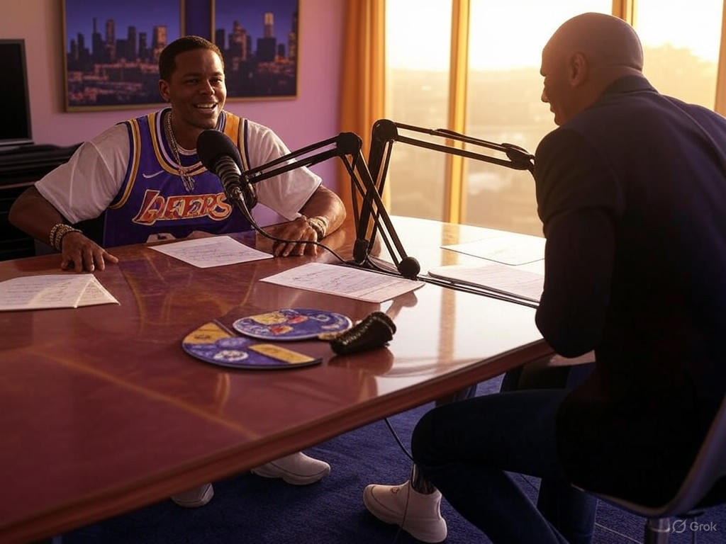 Celebrity guest on Sports Central episode