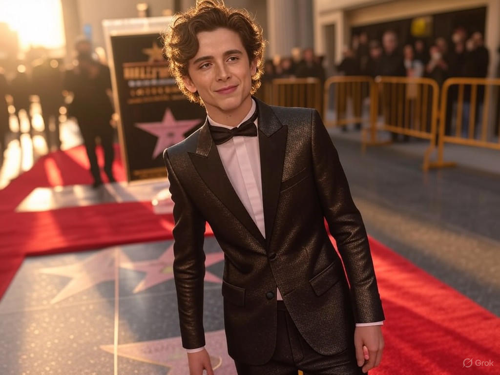 Timothée Chalamet on the red carpet